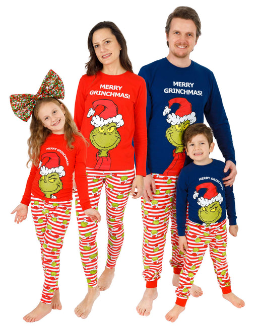 The Grinch Matching Family Christmas Pyjamas For Adults & Kids