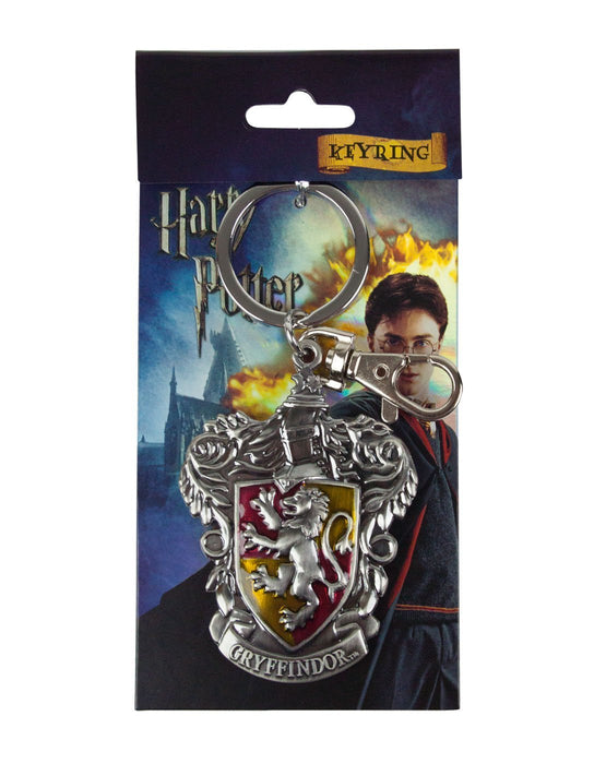 Harry Potter Gryffindor Crest Pewter Keyring