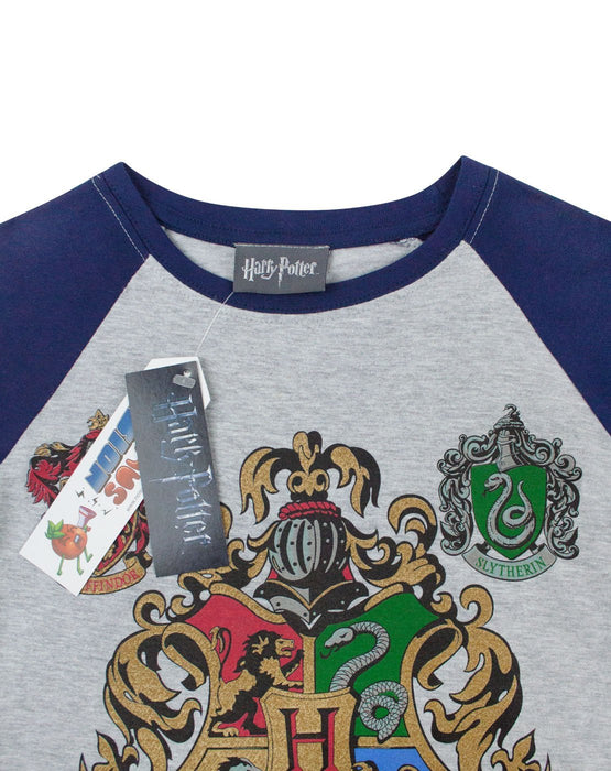Harry Potter Hogwarts Boy's Raglan T-Shirt