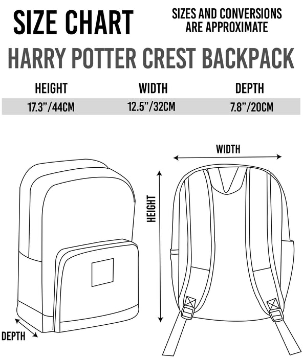 Harry Potter Hogwarts Patch Badges Backpack