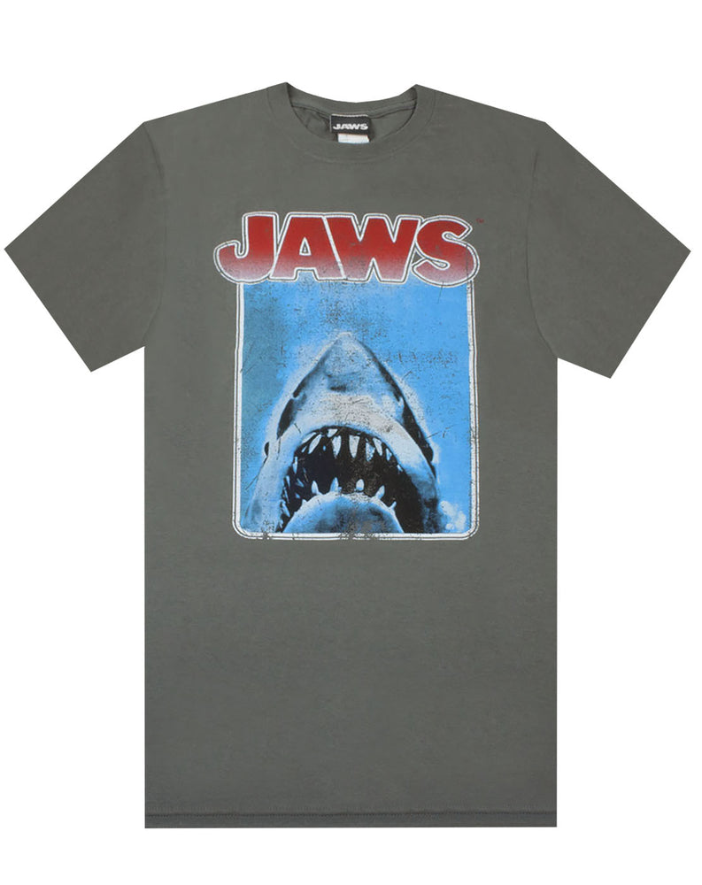 Jaws Distressed Logo Men's T-Shirt