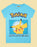 Pokemon Pikachu Logo Blue Kid's T-Shirt
