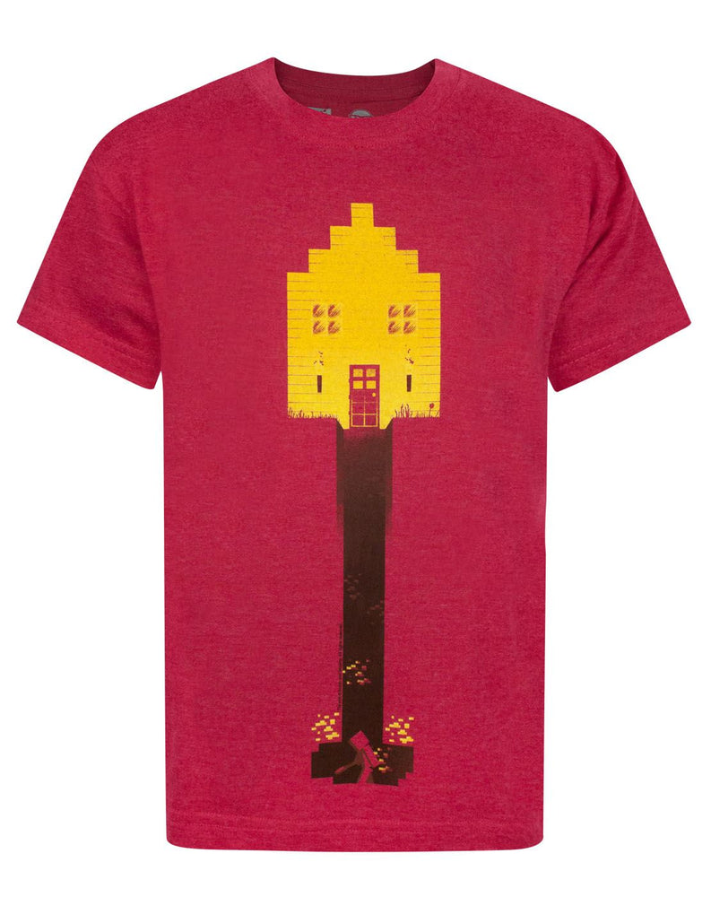 Minecraft Shovel Red Children Boy's T-Shirt