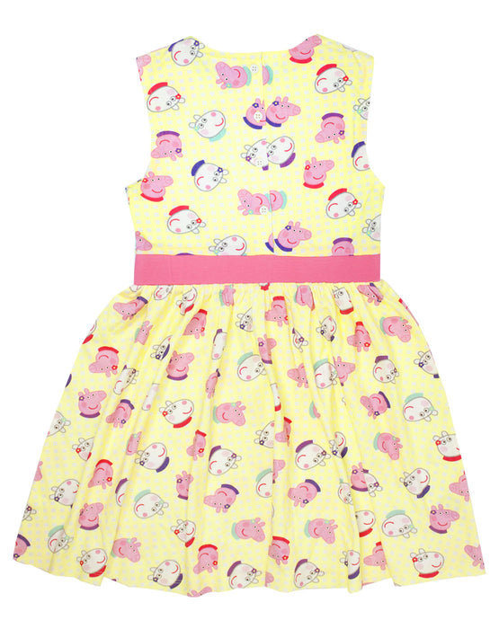 Peppa Pig Peppa & Suzy Girl's Pretty Pink and Yellow Party Dress Vanilla Underground Peppa Pig Peppa & Suzy Girl's Pretty Pink and Yellow Party Dress Vanilla Underground