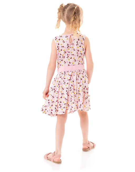 Disney Minnie Mouse Tsum Tsum Girls Summer Skater Dress