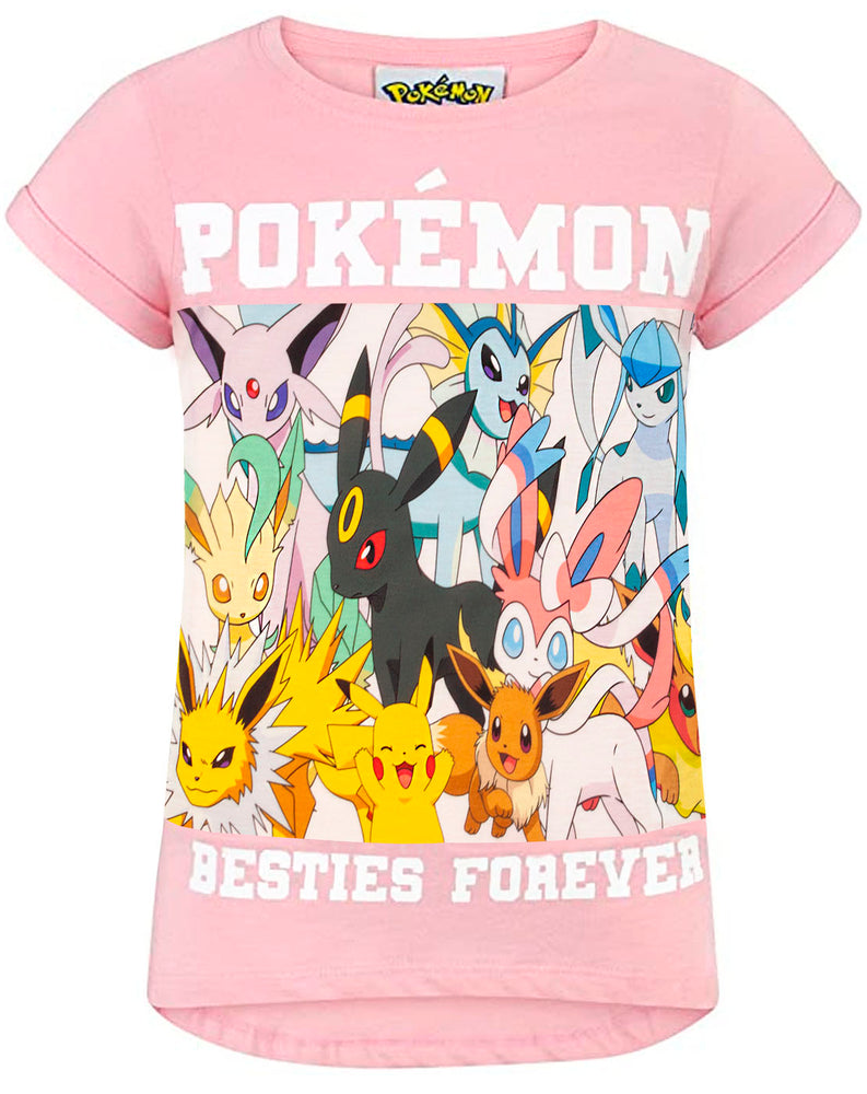 Pokemon Besties Forever Girls T-shirt