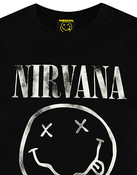 This band tee is 100% official Nirvana merchandise, to get the most out of this product please follow all wash and care label instructions before use.
