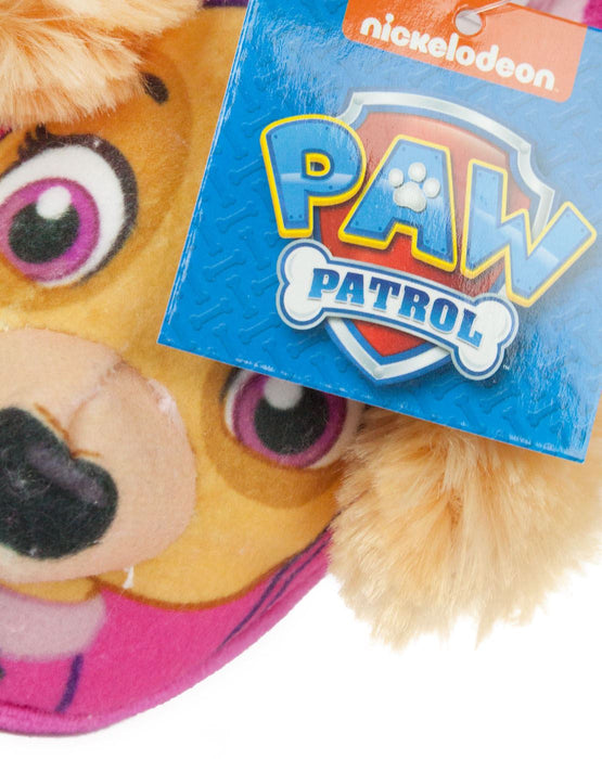 Paw Patrol Skye 3D Fluffy Pink Girl's 3D Slippers