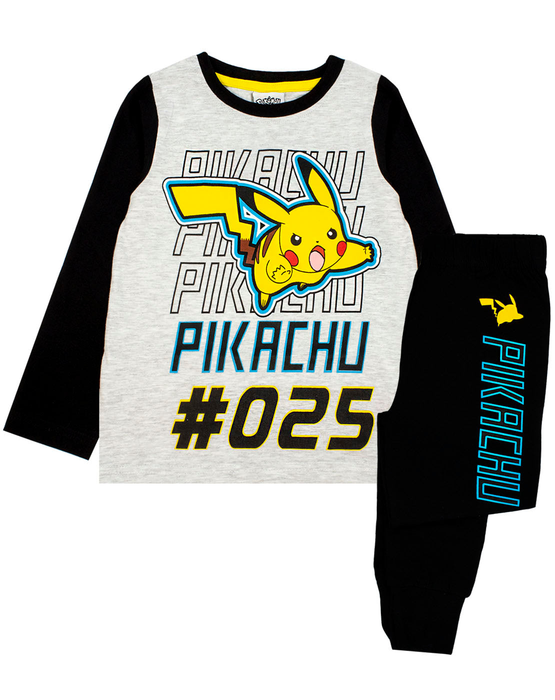 Official Pokemon Pikachu Character Boy's Children's Pyjamas Nightwear ...