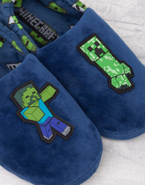 These slippers are made from polyester with a rubber sole and are super cosy, light and very soft. Perfect for keeping your toes toasty whilst playing your favourite Mojang video game, Minecraft!