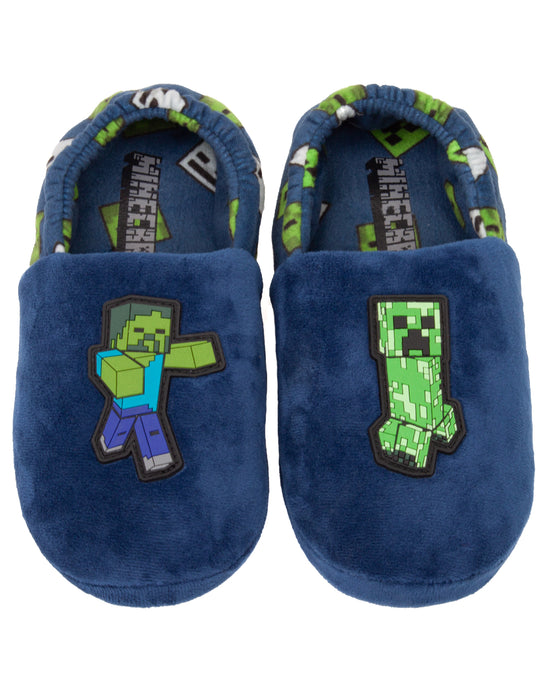 Our Minecraft slippers are the perfect way to get gaming whilst keeping your toes toasty and warm with favourite characters Zombie and Creeper the villain.