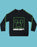Minecraft Run Away Boy's Black Sweatshirt