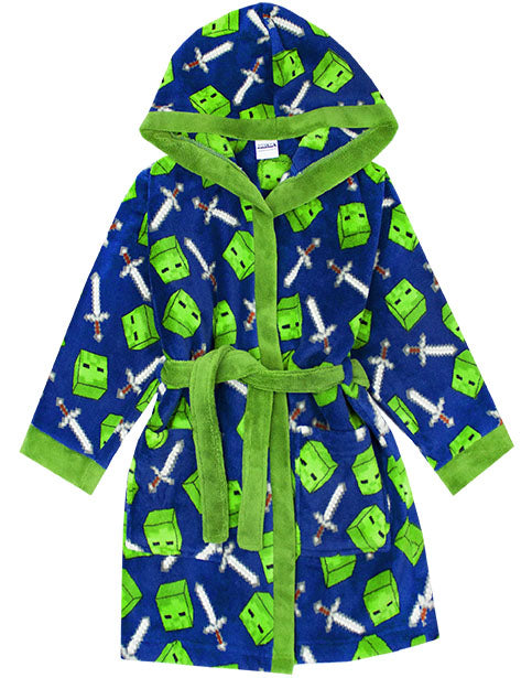 Minecraft Robe Size 10 Stylish Minecraft Bath Robe: Comfort Meets Adventure in Every Design