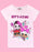 LOL Surprise! Dolls BFF'S 4 EVA Girls Reversible Sequins Pink T-Shirt