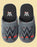 WWE Boy's Logo Polyester Black House Slip-on Kids Slippers