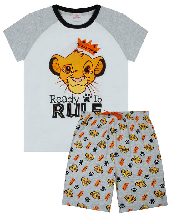 Disney Lion King Ready To Rule Boy's Short Pyjamas