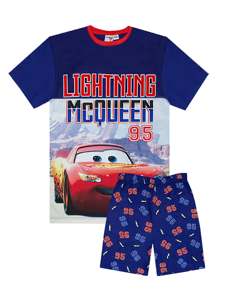 Shop Disney Pixar Lightning McQueen Boys/Toddler Pyjamas 2 Piece Shorts Set 2-8 Years