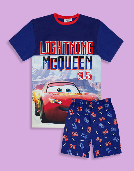 Disney Pixar Lightning McQueen Boys/Toddler Pyjamas 2 Piece Shorts Set 2-8 Years