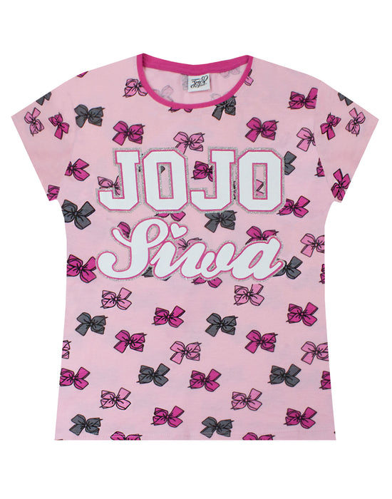 JoJo Siwa Bows Girl's Short Pyjama Set Ages 2 to 8 Years