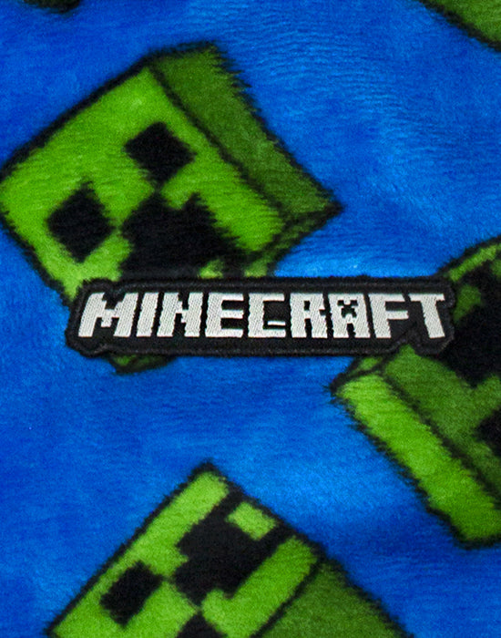 Minecraft Creeper Blue Boys Onesie