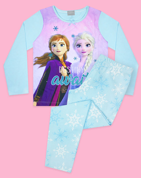 Disney Frozen 2 Elsa And Anna "Destiny Awaits" Girls Sleep Set