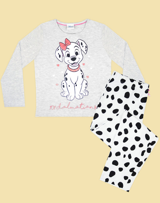 101 Dalmatians Puppies Cruella De Vil Pongo Perdy Disney Movie Pyjamas PJ's Nightwear Sleepwear Lounge-wear Night-time Girls Kids Children Cosy Comfy Winter Present Gift 