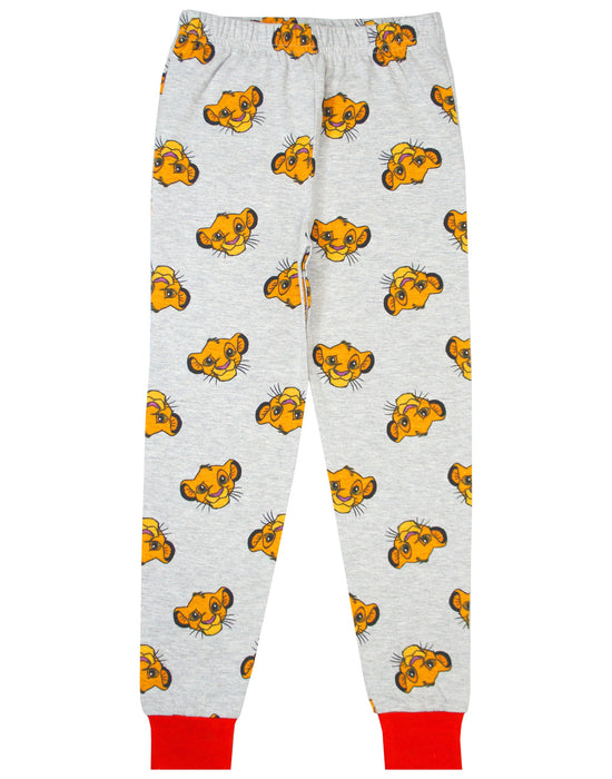 Disney Lion King Simba Roar Boys Long Pyjamas Sleepwear Set