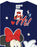 Disney Minnie Mouse "Hi" Glitter Detailed Girl's Novelty Character T-shirt