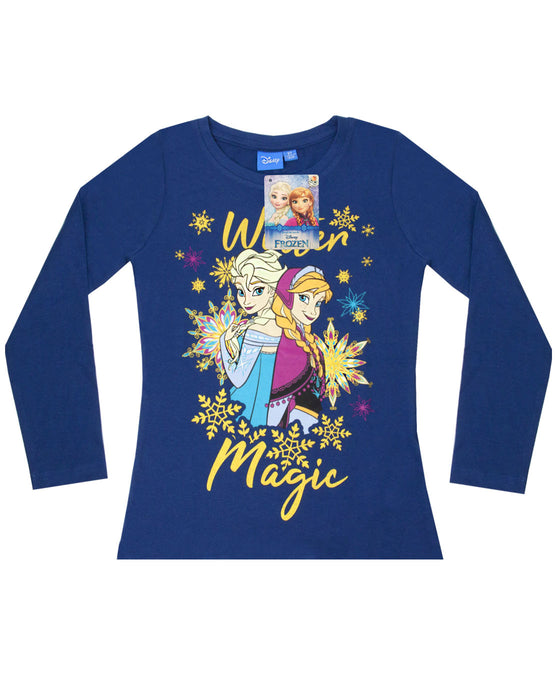 Disney Girls Blue Long Sleeved T-Shirt