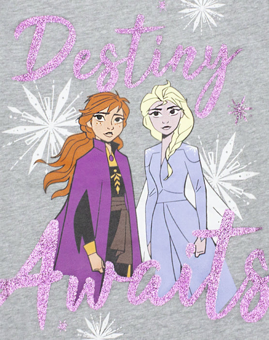 Disney Frozen 2 Elsa & Anna "Destiny Awaits" Girls Novelty Character Top