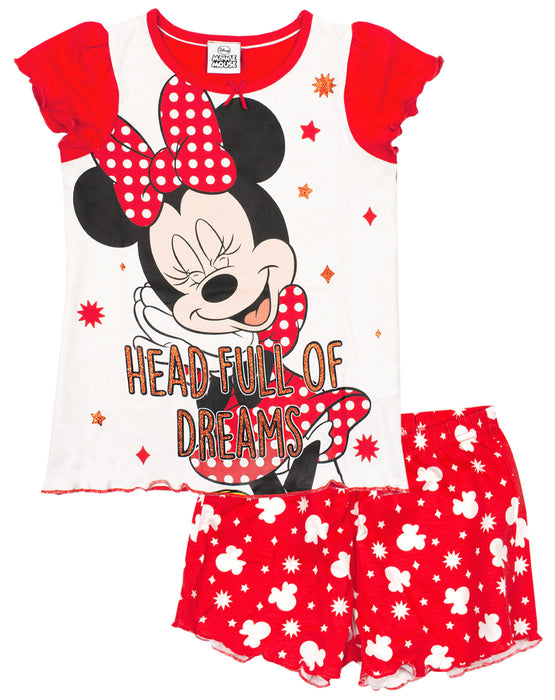 Disney Minnie Mouse Girl's Short Pyjamas