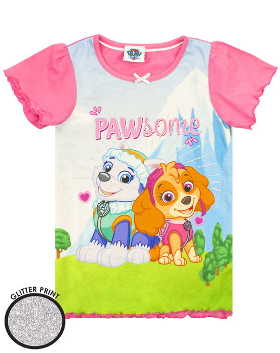 Paw Patrol "PAWsome" Girl's Everest and Skye Pyjamas