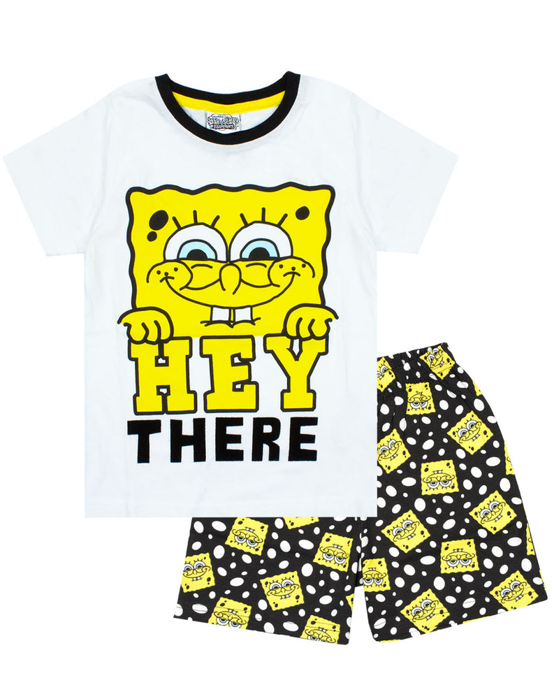Spongebob Squarepants Boy's Cotton Pyjama Set