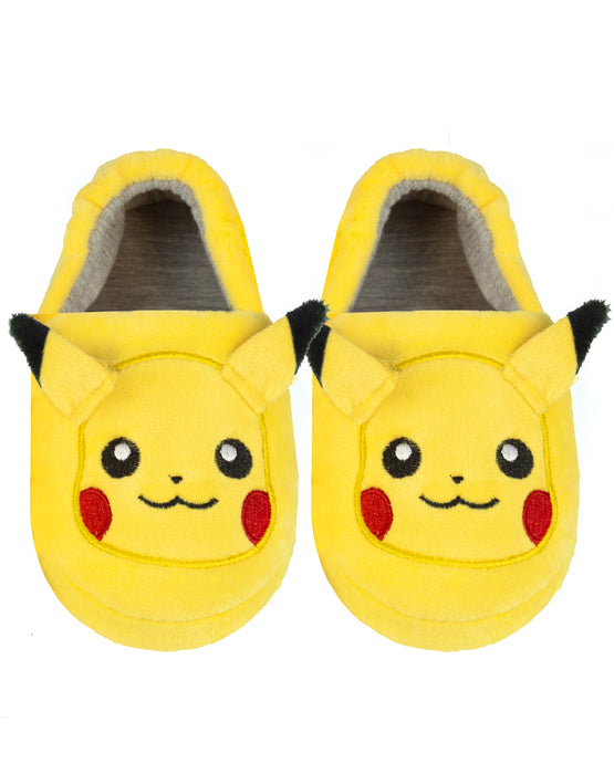 effektivitet kan ikke se Godkendelse Pokemon Pikachu Slippers For Boys and Girls 3D Character Face - Yellow —  Vanilla Underground