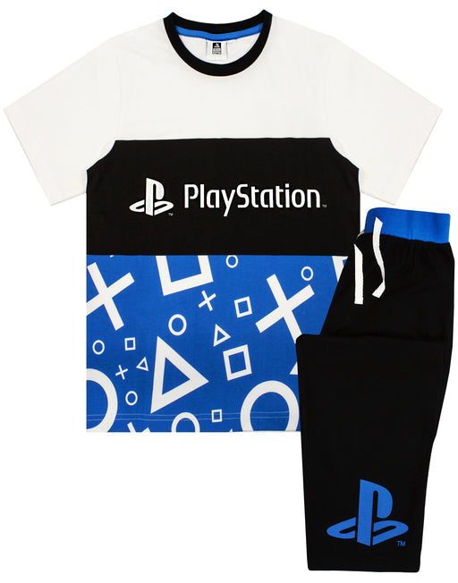 - The kids and teens PlayStation sleepwear set includes a PlayStation logo top and long-length PlayStation bottoms that comes in sizes; 5-6, 7-8, 9-10, 11-12 and 13-14 years. They come in a regular kid’s fit and are made for ultimate comfort and are a great idea as a PlayStation birthday present or for any special occasion!