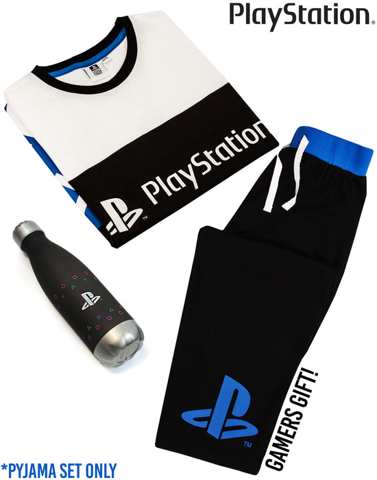  - The PlayStation nightwear set for boys and girls includes a PlayStation top and bottoms that are made from 100% cotton for a soft and comfortable feel ensuring your little ones have the best PlayStation dreams at bedtime!