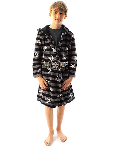 This boys WWE bathrobe comes in sizes; 5-6, 7-8, 8-9, 9-10, 10-11, 11-12, 12-13 and 13-14 years. They come in a regular children’s fit and are made for ultimate comfort and are a great idea as a WWE birthday present or for any special occasion.