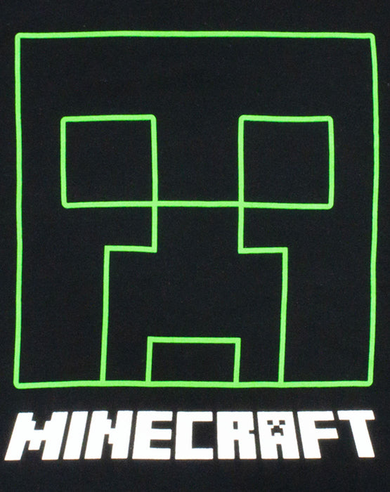 Minecraft Jongens Sweatshirt Creeper Zwart 116 Minecraft Jongens Sweatshirt Creeper Zwart 116