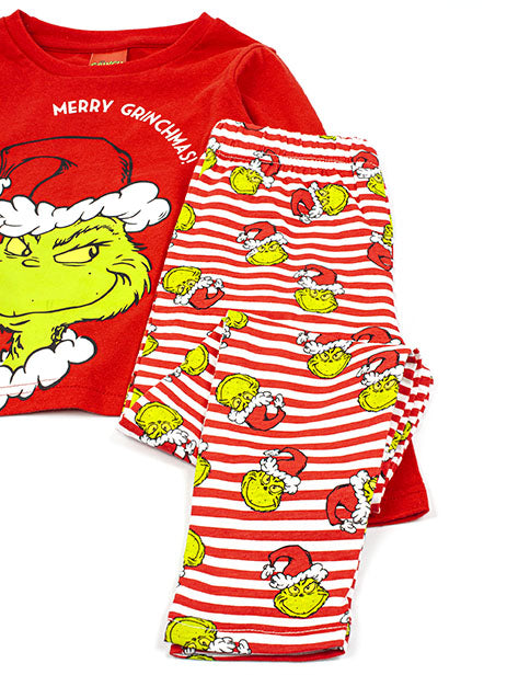 THE GRINCH FAMILY PYJAMAS SETS - Our adorable family set of Christmas pyjamas are perfect for your Christmas eve matching nightwear. Great as a Christmas gift or for children and adults who love the Dr Seuss movie.
