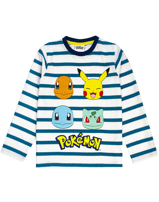 – Awesome striped blue and white top featuring fan favourite Pokémon’s finished with the vibrant Pokémon logo. Paired perfectly with Pokémon pyjama bottoms that showcases a super cute all over print of Pikachu and reads ‘I CHOOSE YOU’ detailed on the bottoms leg.