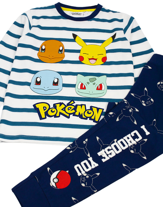  - The Pokémon nightwear set is made from cotton and elastane and is cosy, light, and very soft. The cool Pokémon pyjama bottoms feature a durable and elastic waistband making them comfortable and stretchy for all body sizes.
