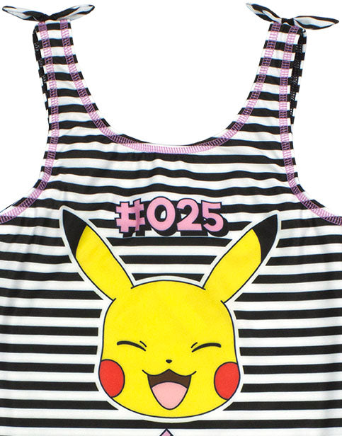 85% POLYESTER & 15% ELASTANE PIKACHU SWIMMING COSTUME FOR GIRLS - The Pikachu costume is made from mixed materials for a light, stretchy and comfortable feel perfect for kid’s summer holidays - especially for kids pool parties, surfing, swimming to sand castle building!