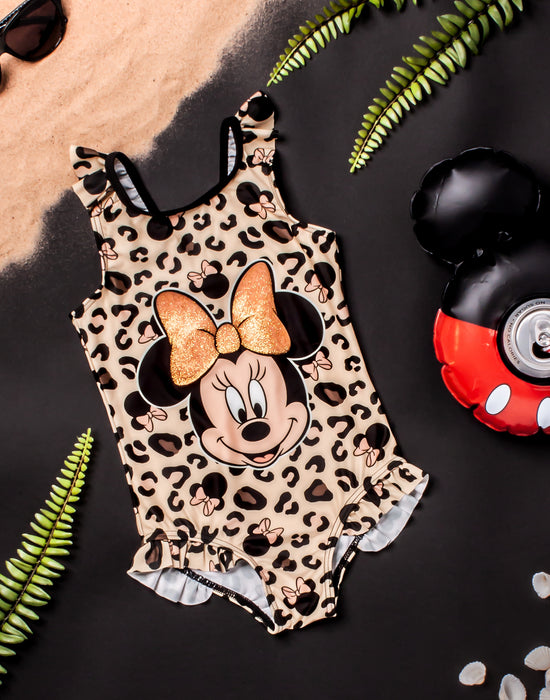 DISNEY MINNIE MOUSE SWIMSUIT & PONCHO TOWEL FOR KIDS - Our adorable Disney Minnie Mouse swimsuit & absorbent towel for girls is the best way to keep your little ones comfortable whilst swimming and super warm & dry after swimming lessons, beach & pool days and bath time.