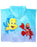 Disney The Little Mermaid Girl's Hooded Towel Poncho Blue