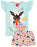 BING BUNNY T SHIRT & SHORTS PYJAMAS - Our Bing pyjamas for kids is perfect for them little girls, who love watching their favourite series, Bing Bunny! The girls glitter pink and blue pyjamas are a great idea as a birthday present or for any special occasion and are suitable for children from sizes 18-24 months to 4-5 years.