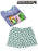 Minecraft Pyjamas Girls Long OR Short Bottom Options Kids Gamer PJs