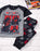 COOL GREY RED WRESTLE MANIA & LOGO PRINT - The bold wrestling pyjamas features the WWE Wrestle Mania TV series wrestling superstars surrounded by text reading ‘THEN, NOW, FOREVER’ finished with the WWE and WRESTLE MANIA logos making an awesome WWE gift for birthdays, championship awards, Christmas, fancy dress parties and all special occasions.