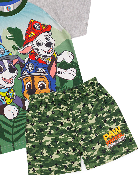 PAW Patrol Boys Pyjamas Long OR Short Bottoms Options - Camouflage