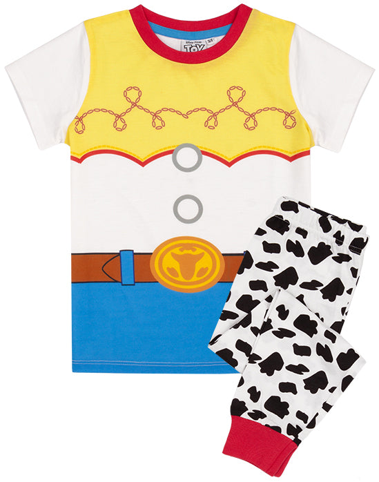  Toy Story sleepwear set is available for toddlers and children from sizes; 18-24 months, 2-3 years, 3-4 years, 4-5 years, 5-6 years and 7-8 years. The pyjama set has an elasticated waist of the bottoms that guarantees the perfect fit and makes them comfortable for all body types.