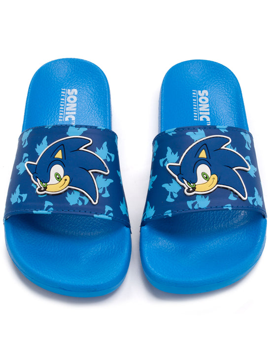 Sonic The Hedgehog Kid's Blue Sliders